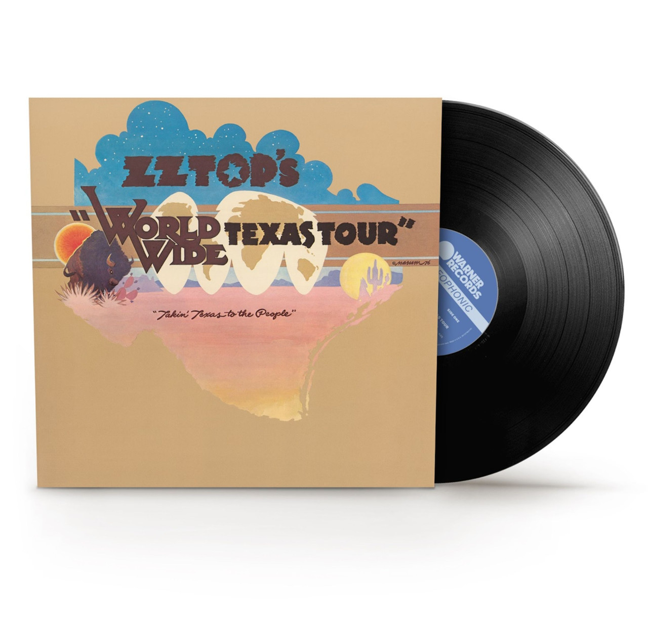 PRE-ORDER - ZZ Top 'World Wide Texas Tour' LP Black Vinyl - RELEASE DATE 31st July 2026
