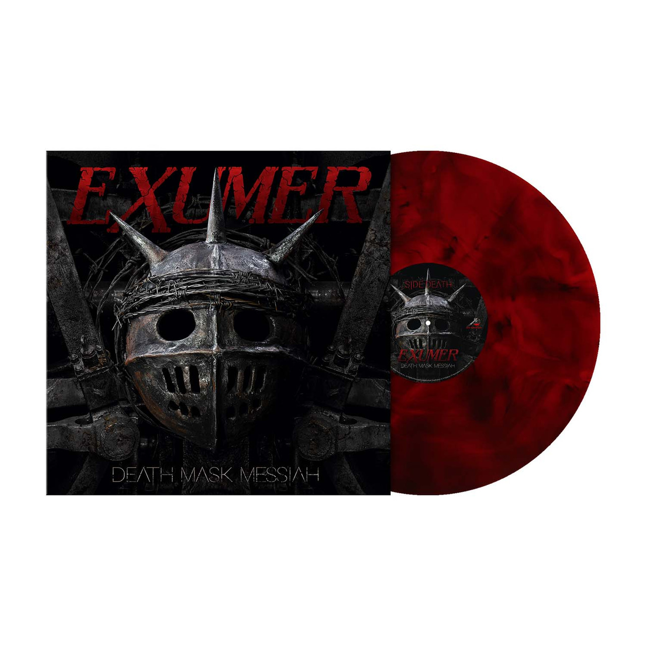 PRE-ORDER - Exumer 'Death Mask Messiah' Red Black 'Galaxy' Vinyl - RELEASE DATE 28th August 2026