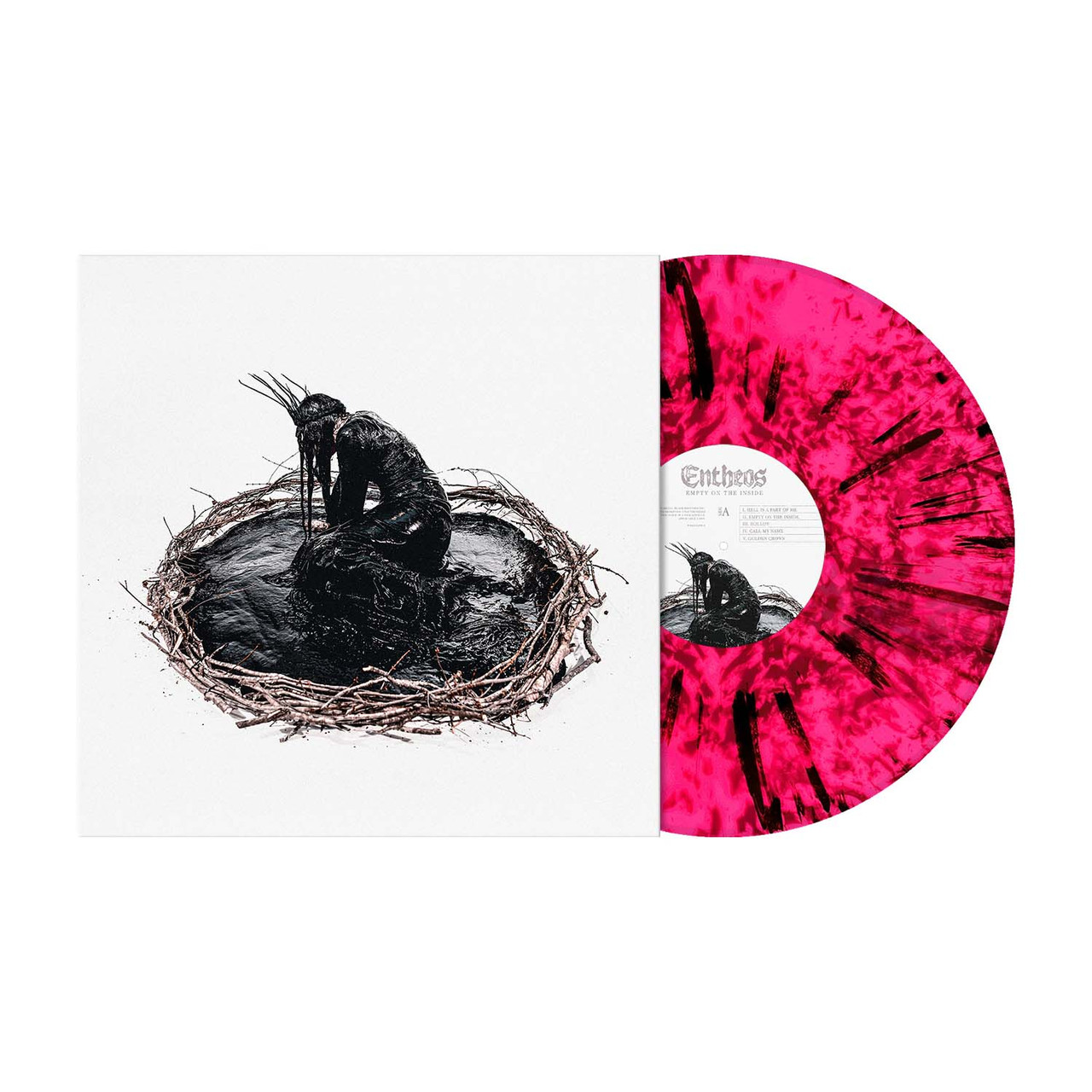 PRE-ORDER - Entheos 'Empty On The Inside' LP Neon Pink Blackdust Vinyl - RELEASE DATE 23rd October 2026