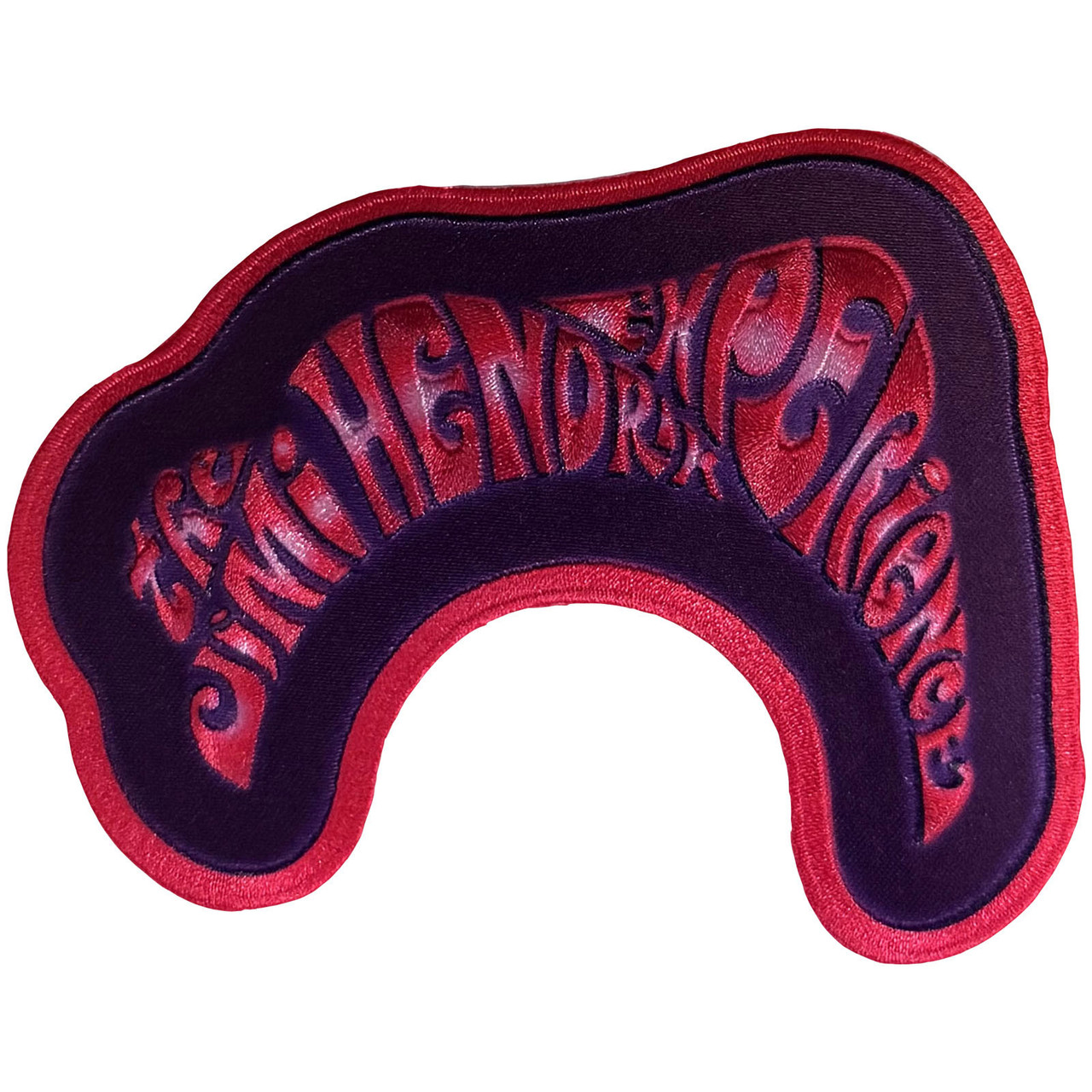 Jimi Hendrix 'Swirl Logo' Iron On Woven Patch