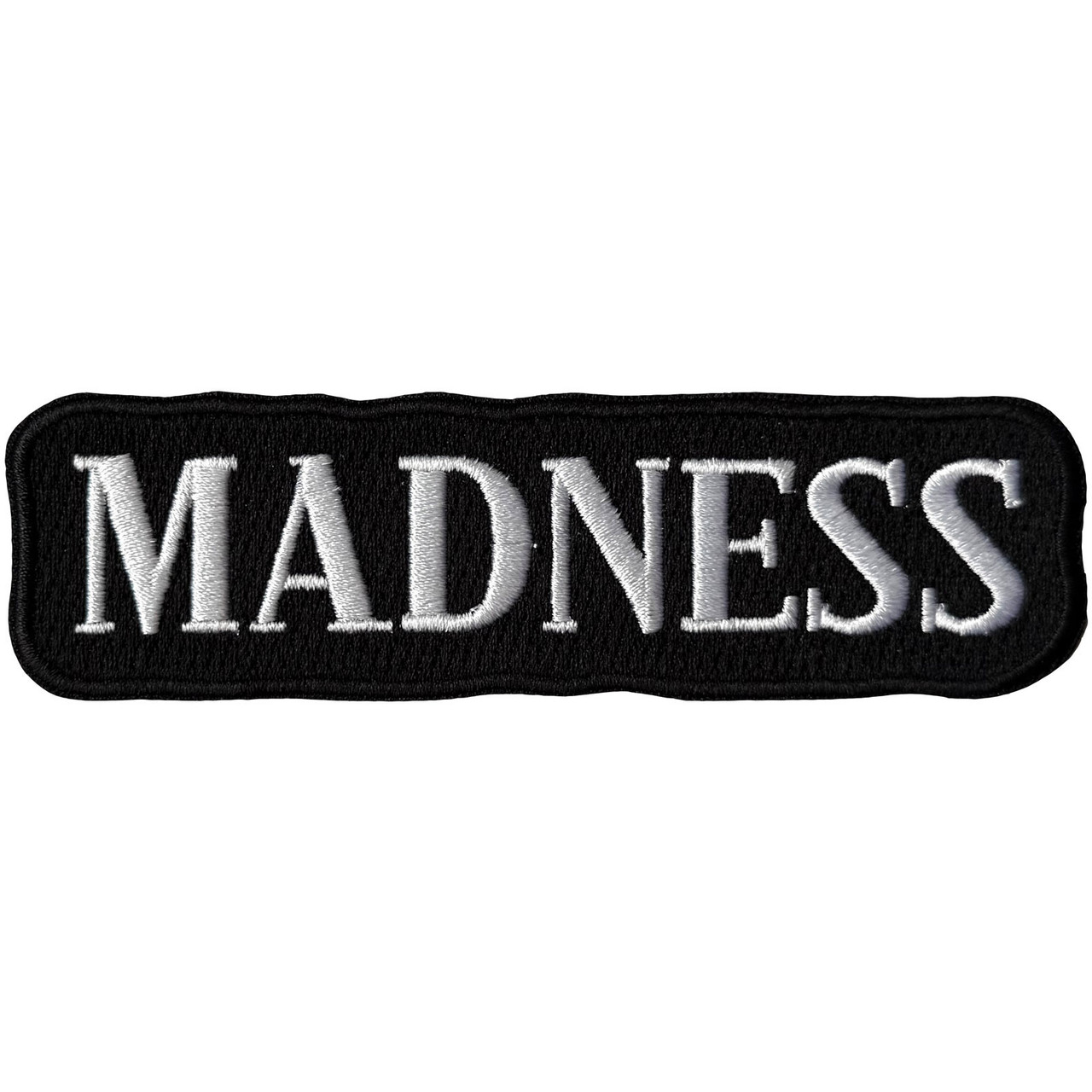 Madness 'Text Logo' Iron On Woven Patch