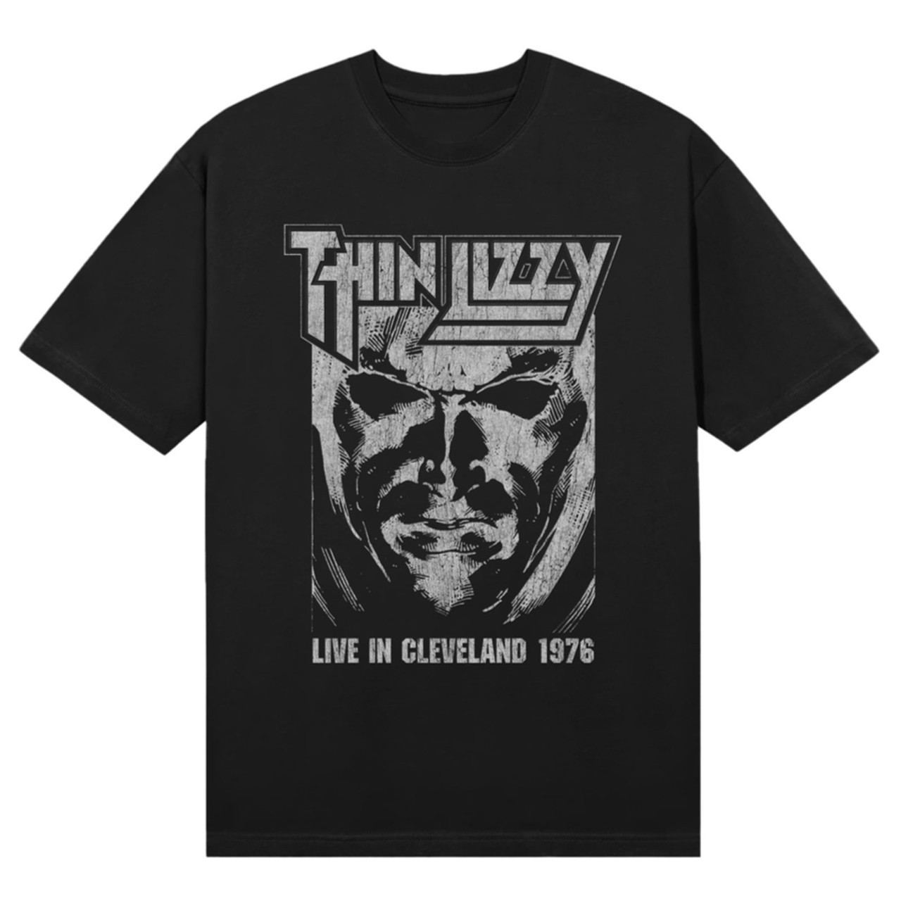 Thin Lizzy 'Jailbreak Live In Cleveland '76' (Black) T-Shirt
