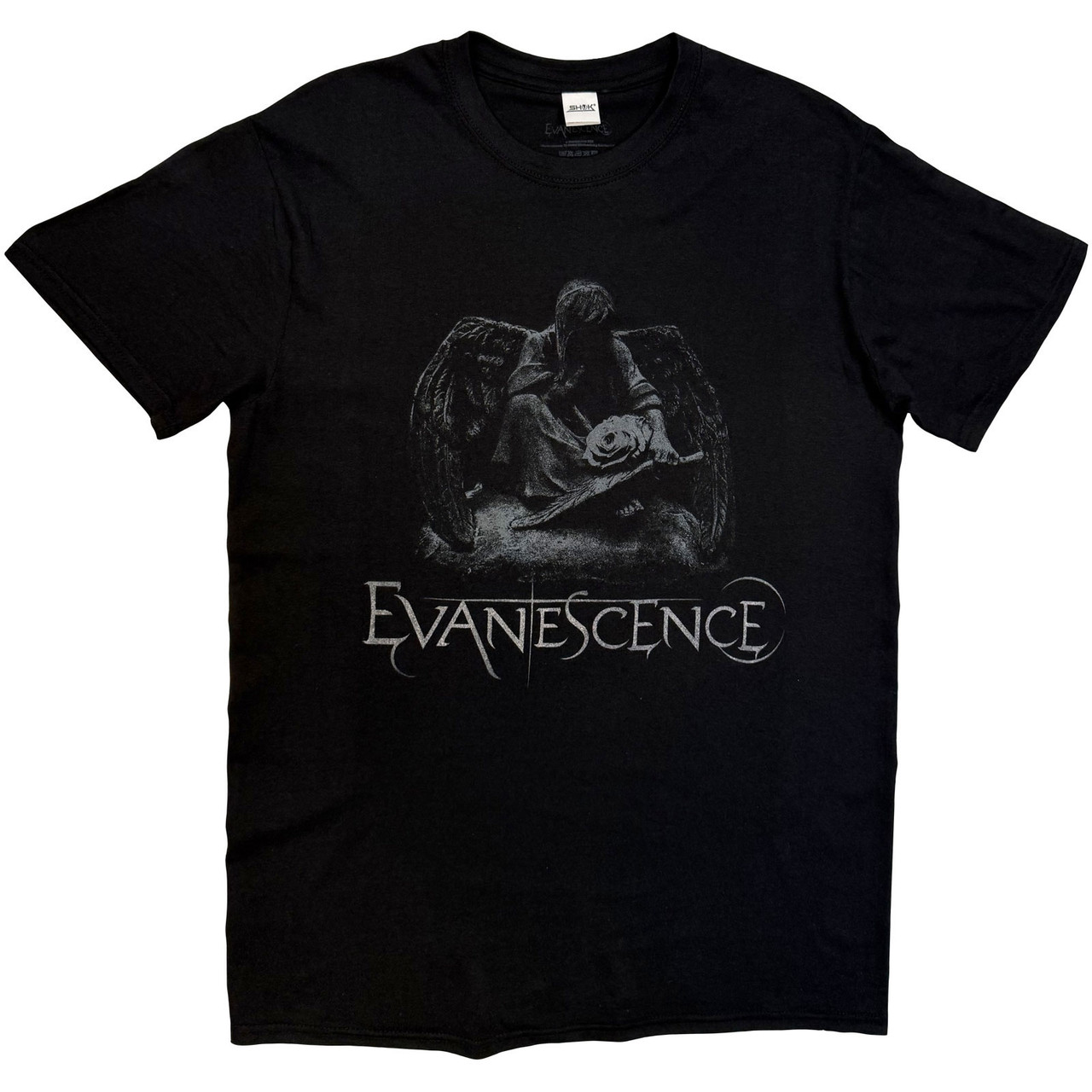 Evanescence 'Angel Statue' (Black) T-Shirt