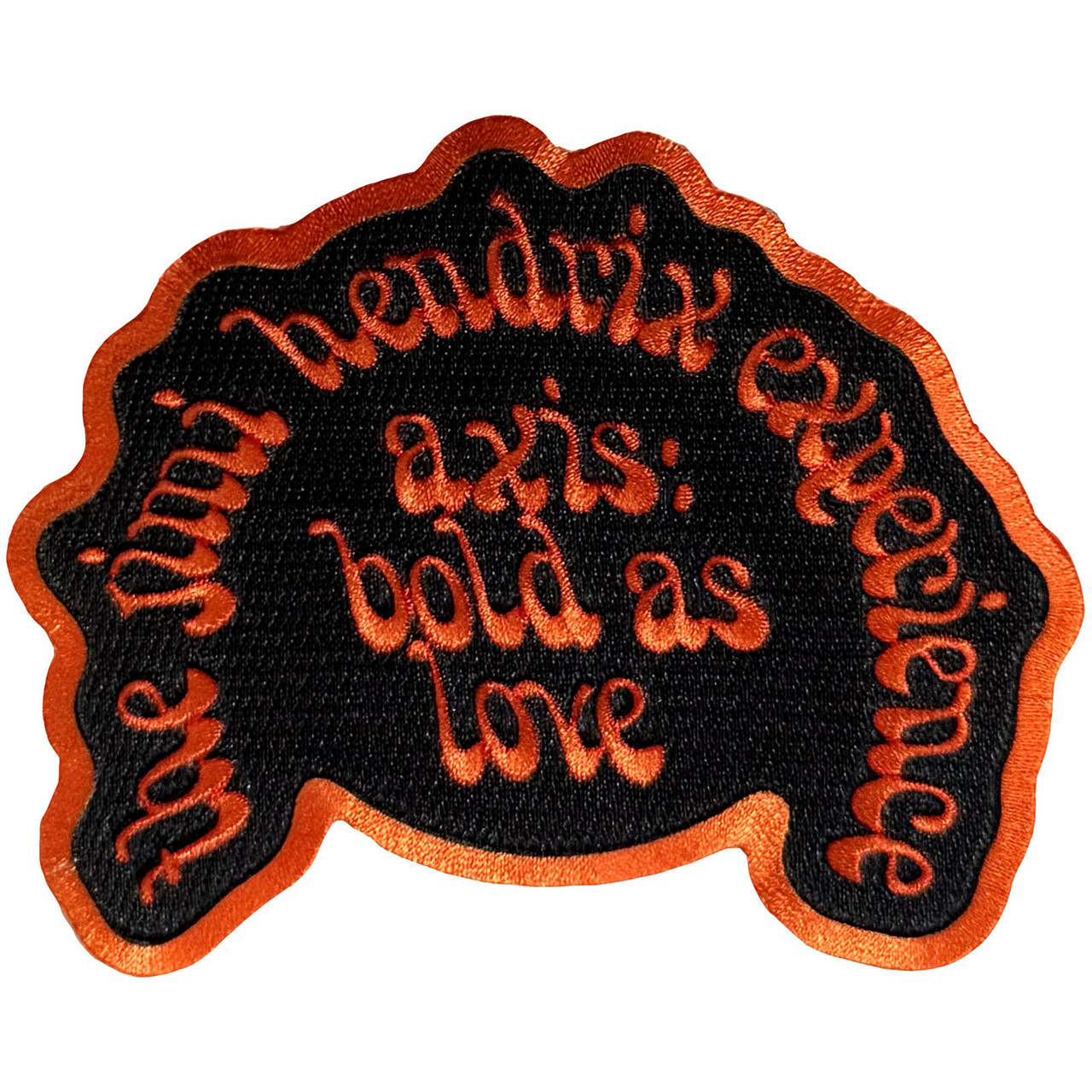 Jimi Hendrix 'Axis' Iron On Woven Patch