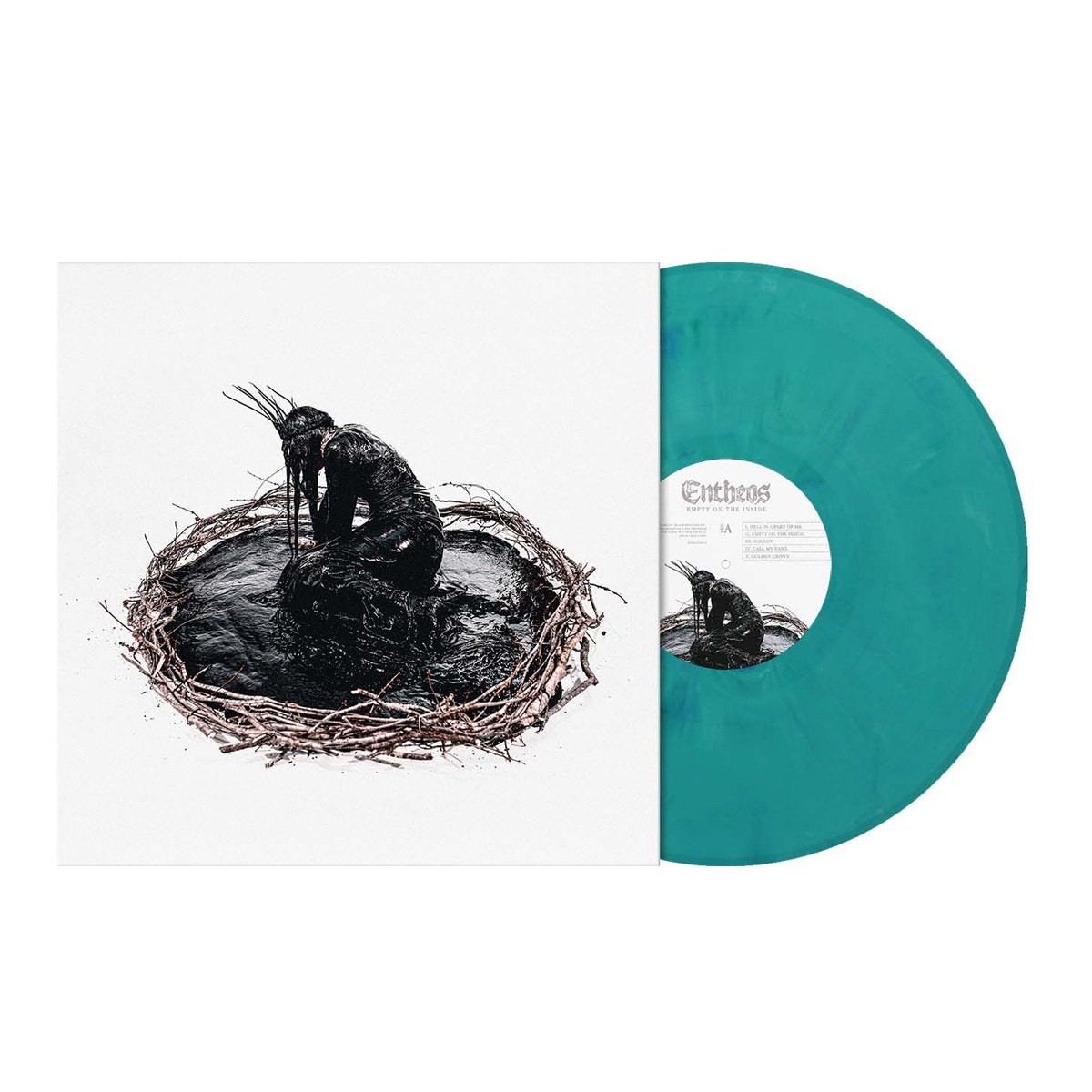 Entheos 'Empty On The Inside' LP Green Blue Marble Vinyl
