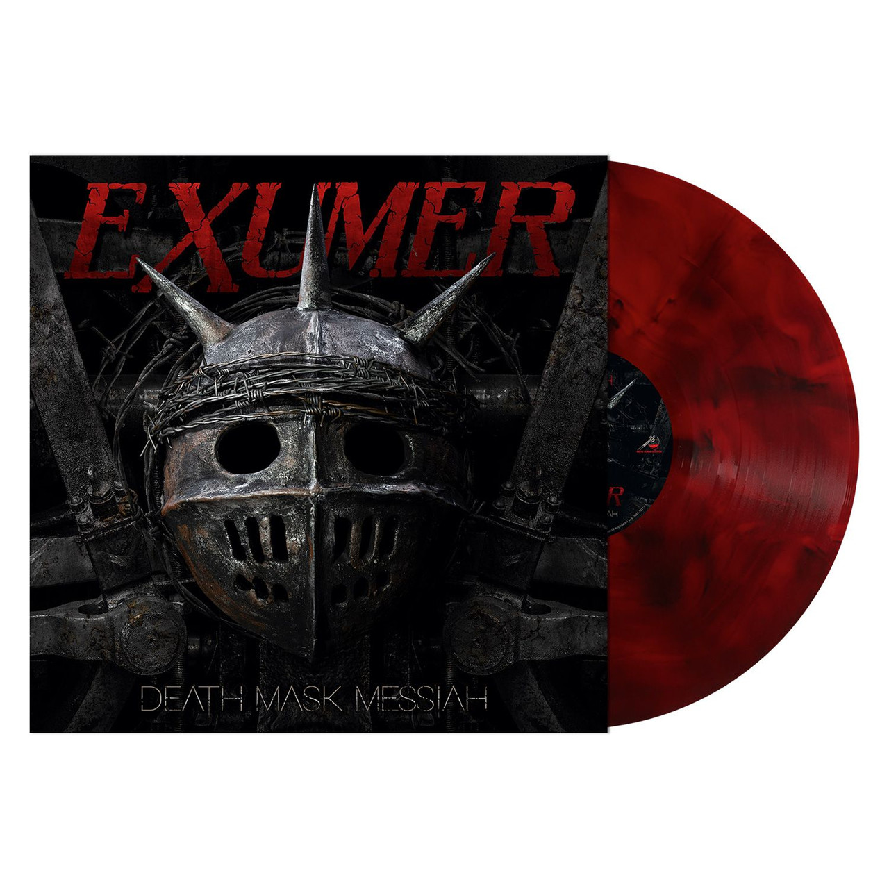 Exumer 'Death Mask Messiah' Red Black 'Galaxy' Vinyl