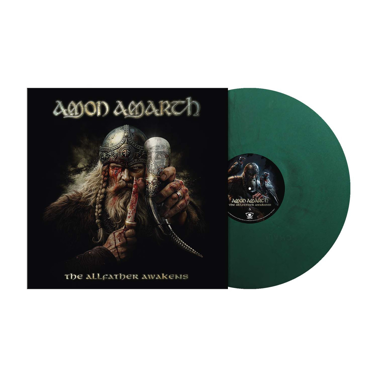 PRE-ORDER - Amon Amarth 'The Allfather Awakens' LP 'Oden’s Hunt' Green Marbled Vinyl - RELEASE DATE 2nd October 2026