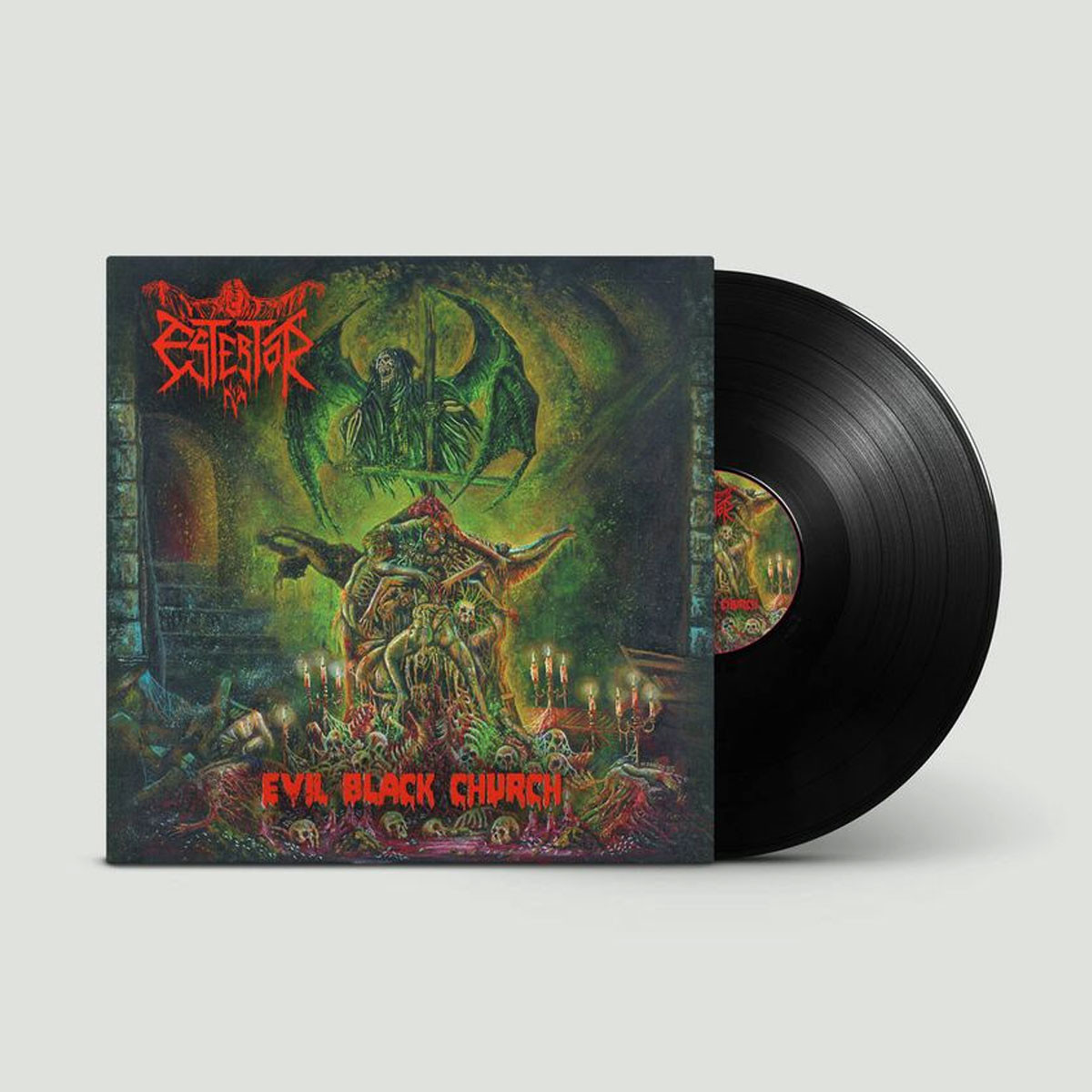 PRE-ORDER Estertor 'Evil Black Church' LP Black Vinyl - RELEASE DATE  23rd October 2026