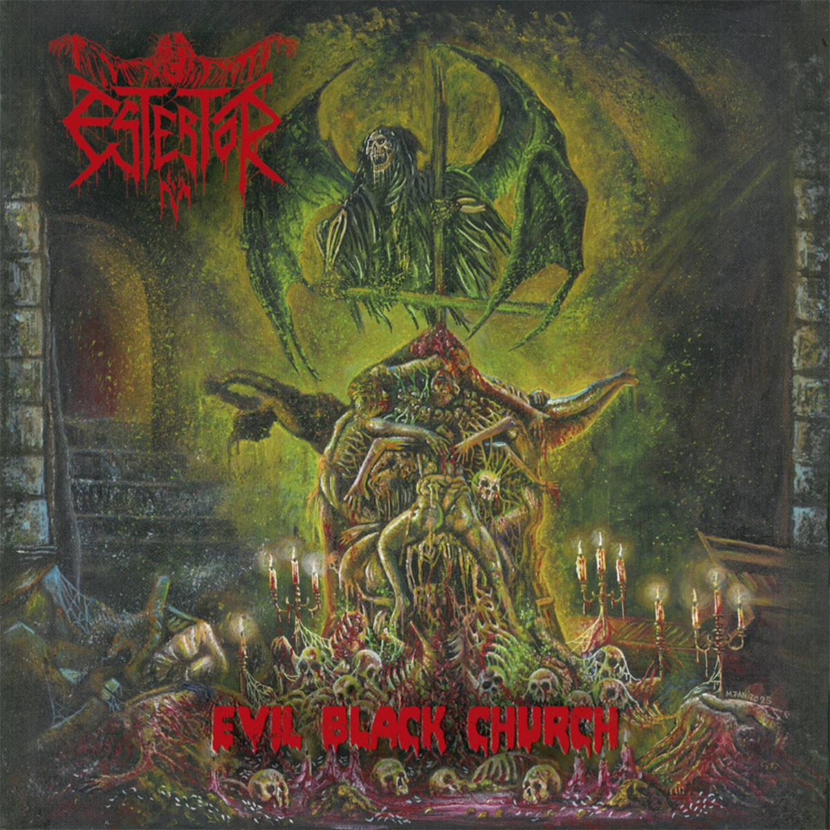 PRE-ORDER Estertor 'Evil Black Church' CD Jewel Case - RELEASE DATE  23rd October 2026