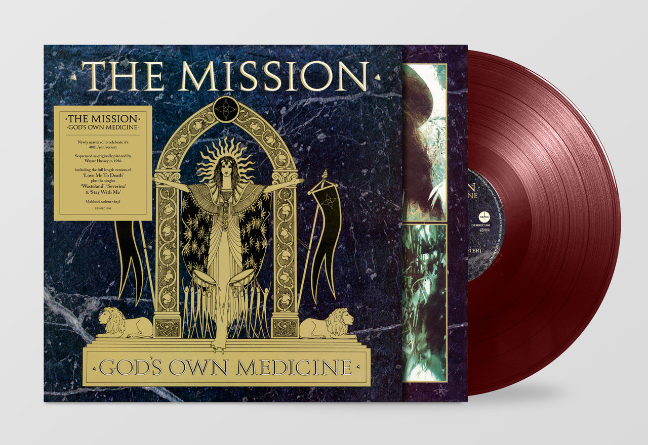 PRE-ORDER - The Mission 'God's Own Medicine' LP Oxblood Red Vinyl - RELEASE DATE 30th October 2026