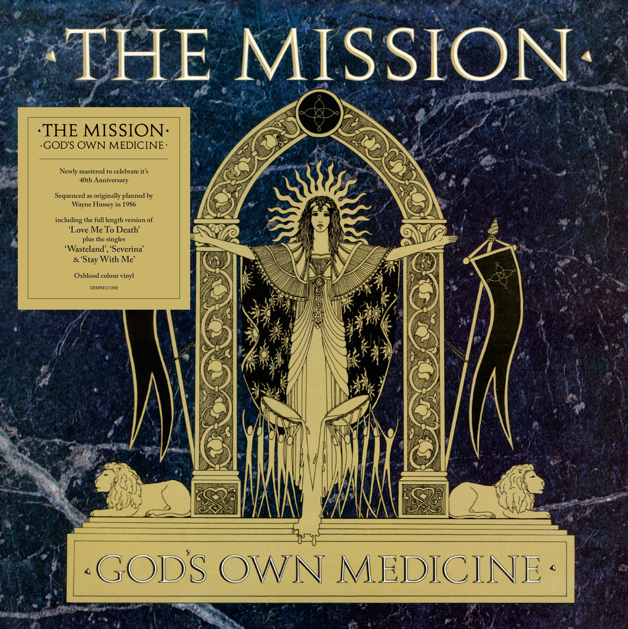 PRE-ORDER - The Mission 'God's Own Medicine' LP Oxblood Red Vinyl - RELEASE DATE 30th October 2026