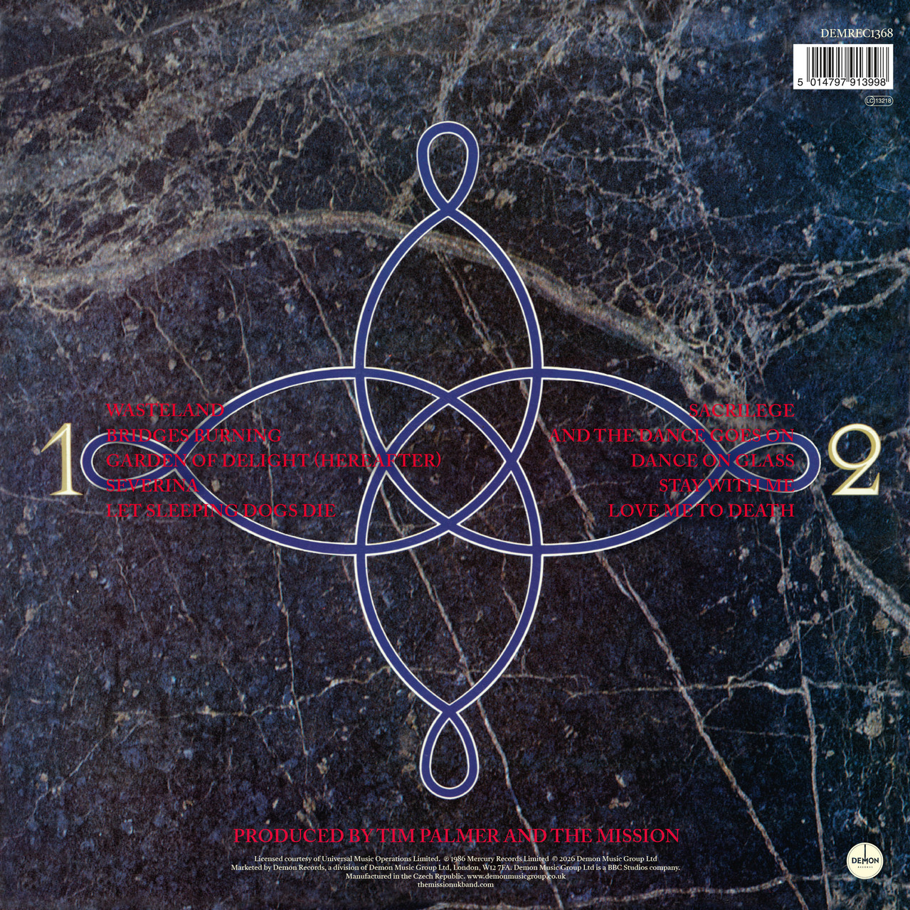 PRE-ORDER - The Mission 'God's Own Medicine' LP Oxblood Red Vinyl - RELEASE DATE 30th October 2026