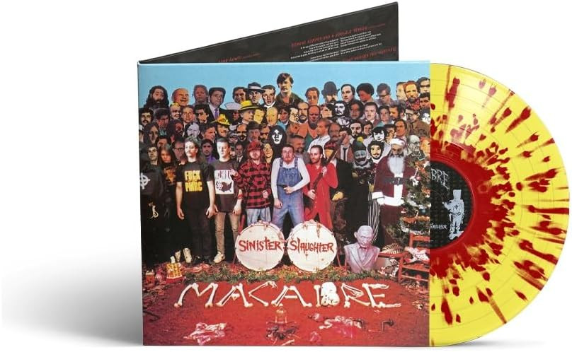 PRE-ORDER - Macabre 'Sinister Slaughter' LP Transparent Yellow Red Splatter Vinyl - RELEASE DATE 4th September 2026