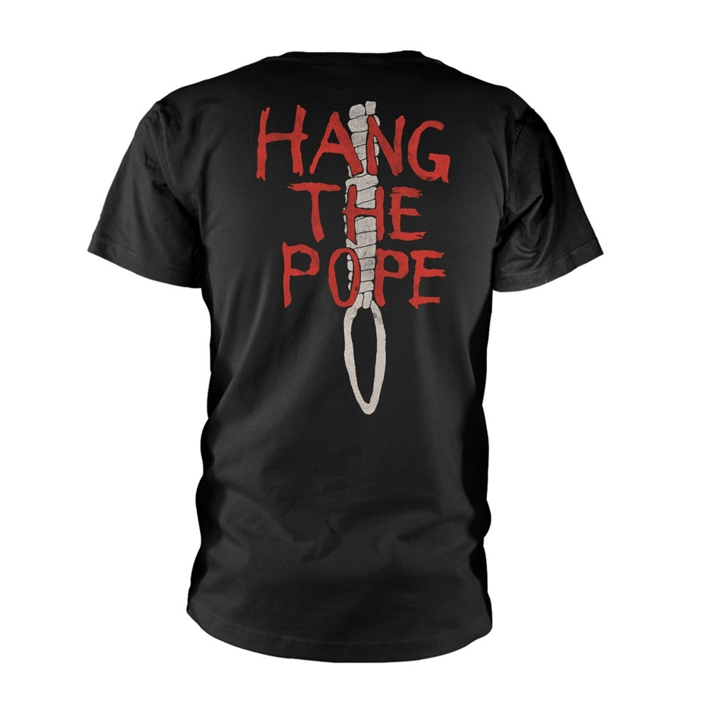 Nuclear Assault 'Hang The Pope' (Black) T-Shirt Back