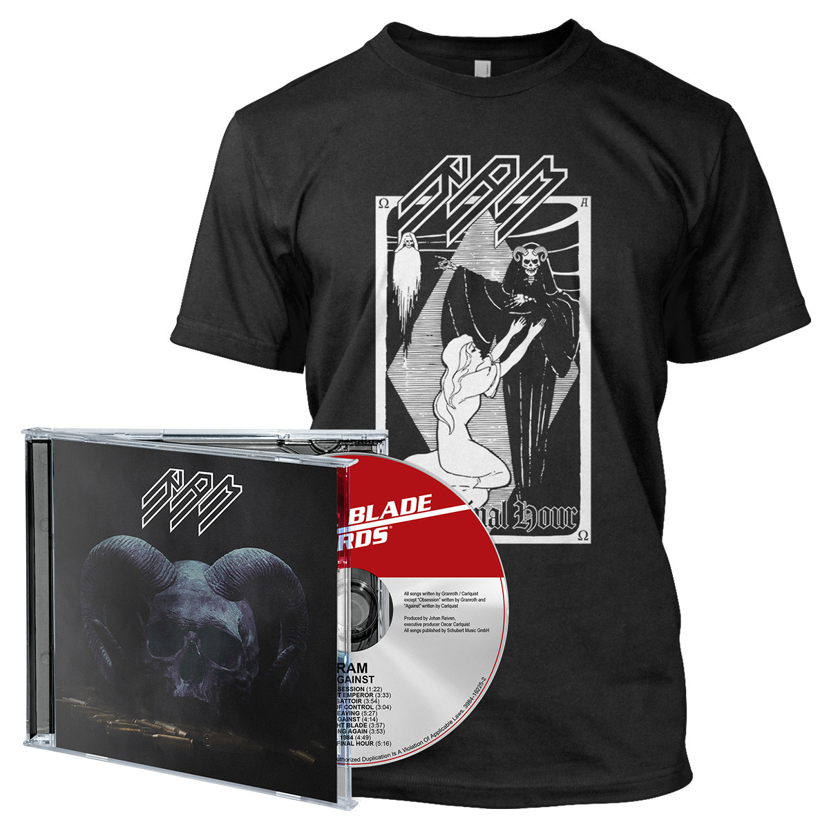 RAM 'Against' CD Jewel Case & T-Shirt Bundle