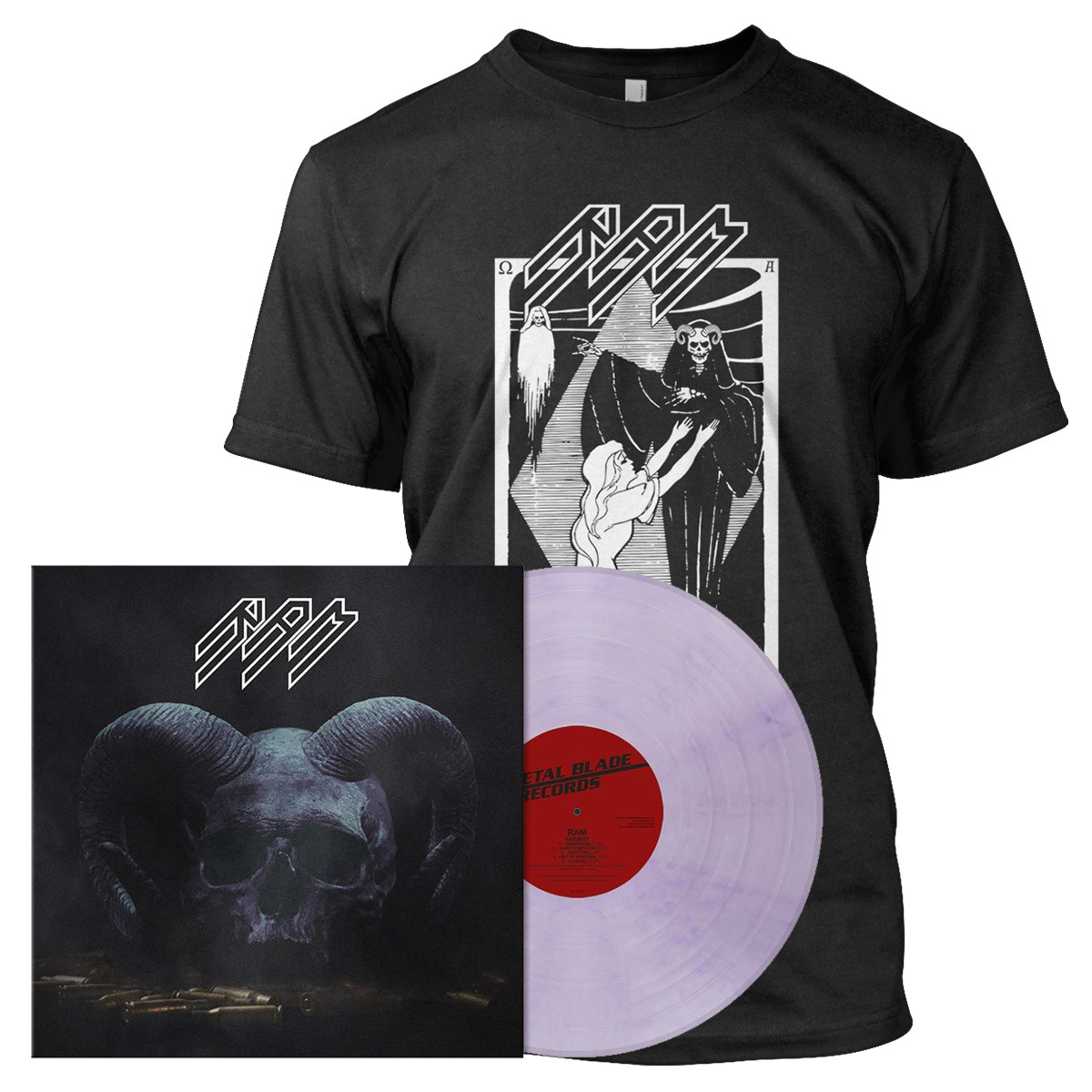 RAM 'Against' LP Clear Lilac Marble Vinyl & T-Shirt Bundle