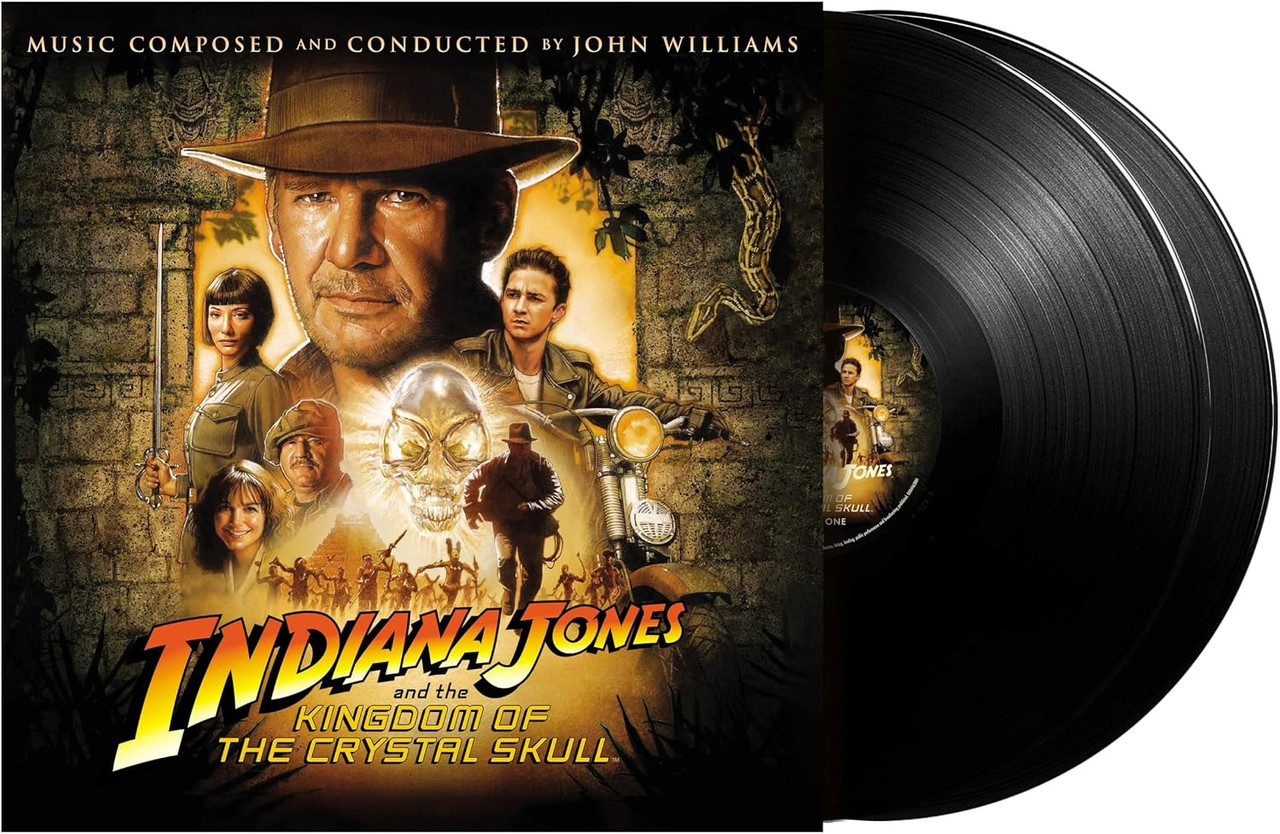 John Williams 'Indiana Jones And The Kingdom Of The Crystal Skull' 2LP Black Vinyl