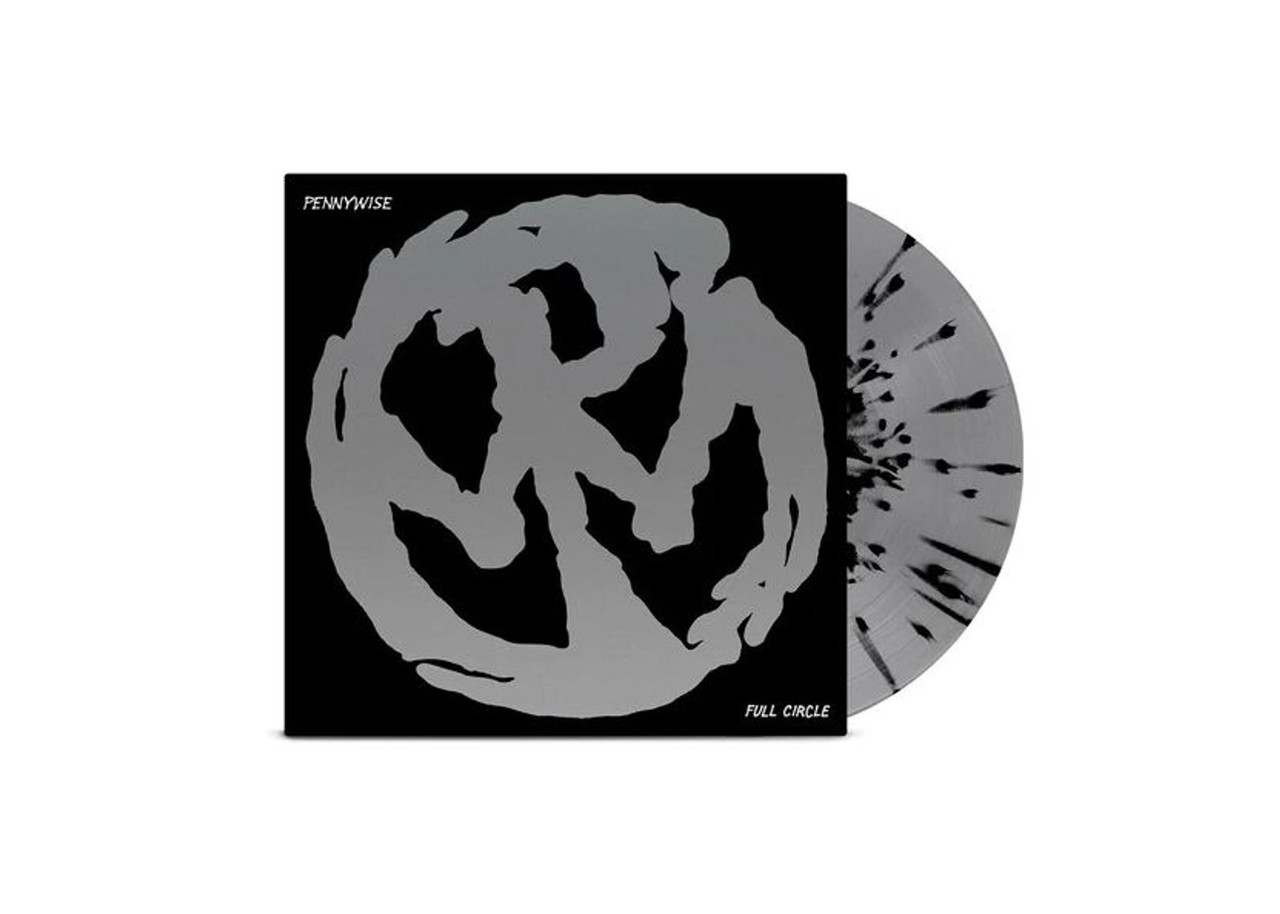 Pennywise 'Full Circle' LP Silver Black Splatter Vinyl