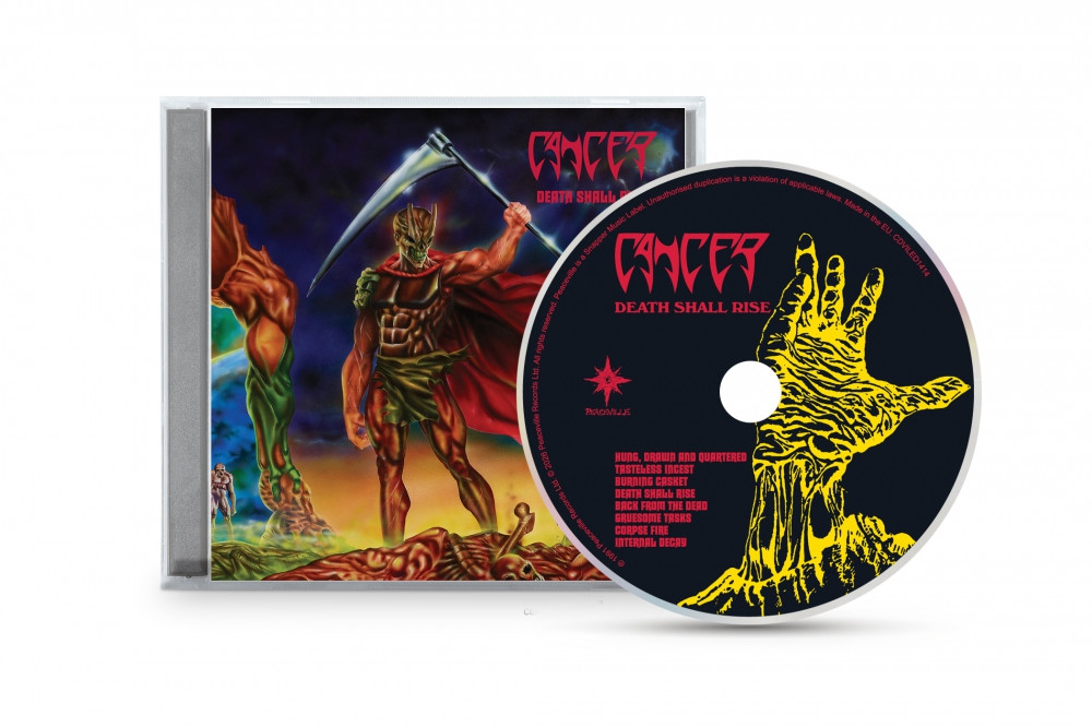 PRE-ORDER - Cancer 'Death Shall Rise' (35th Anniversary) CD - RELEASE DATE 18th September 2026
