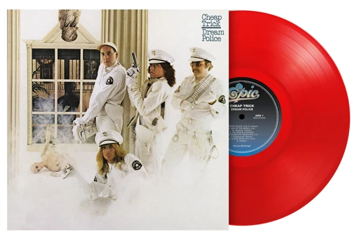 PRE-ORDER - Cheap Trick 'Dream Police' LP Translucent Red  Vinyl - RELEASE DATE 9th October 2026