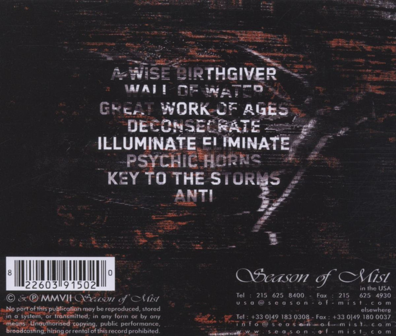 Mayhem 'Ordo Ad Chao' CD
