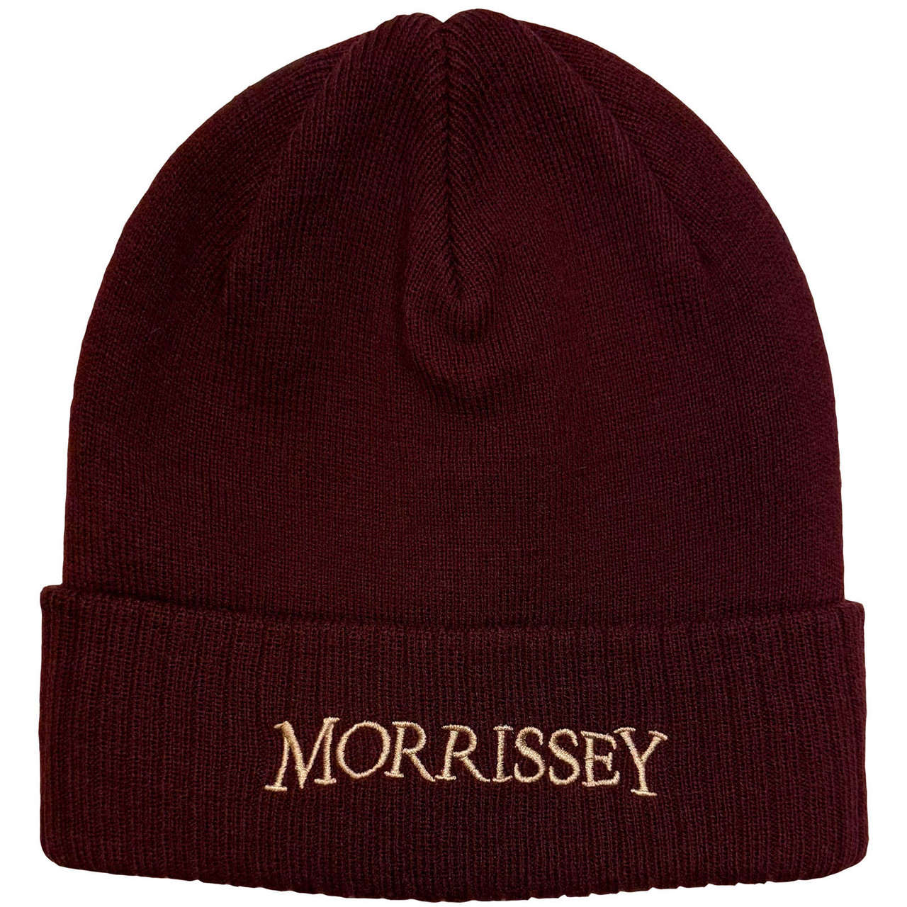 Morrissey 'Arched Logo' (Maroon Red) Beanie Hat