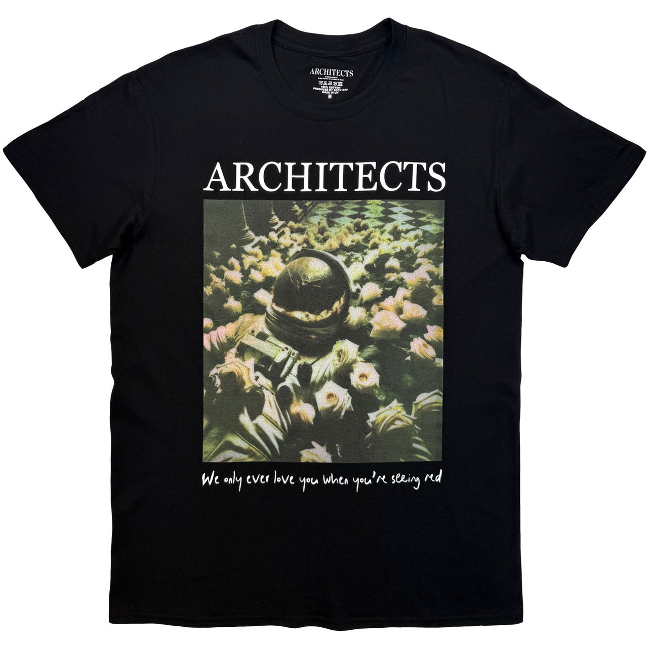 Architects 'Astronaut Roses' (Black) T-Shirt