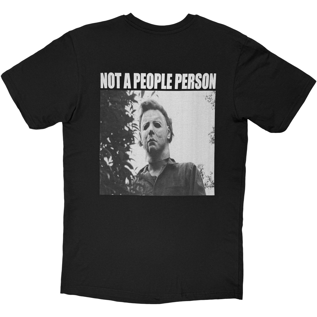 Halloween 'Myers Not A People Person' (Black) T-Shirt