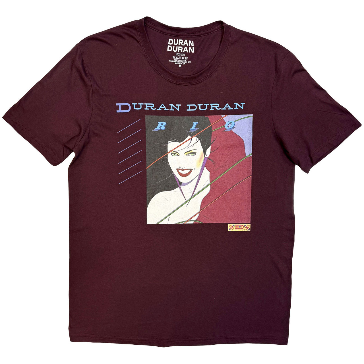 Duran Duran 'Rio' (Maroon Red) T-Shirt