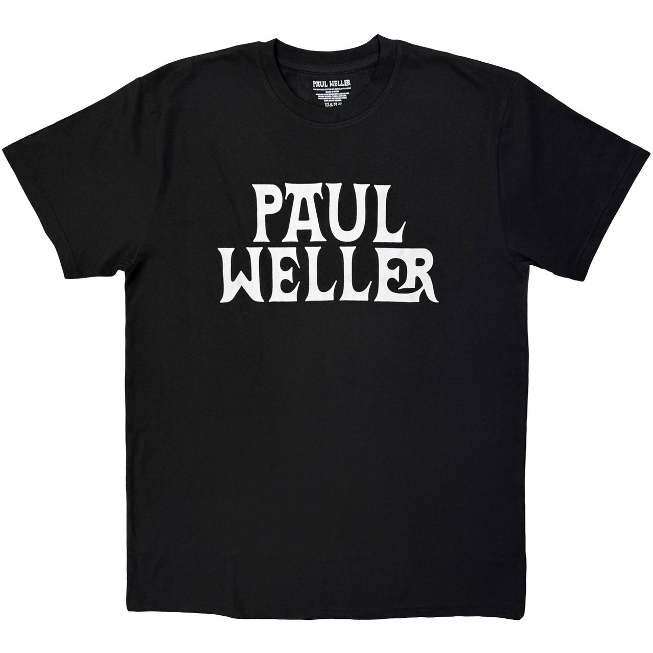 Paul Weller 'Logo Mono' (Black) T-Shirt