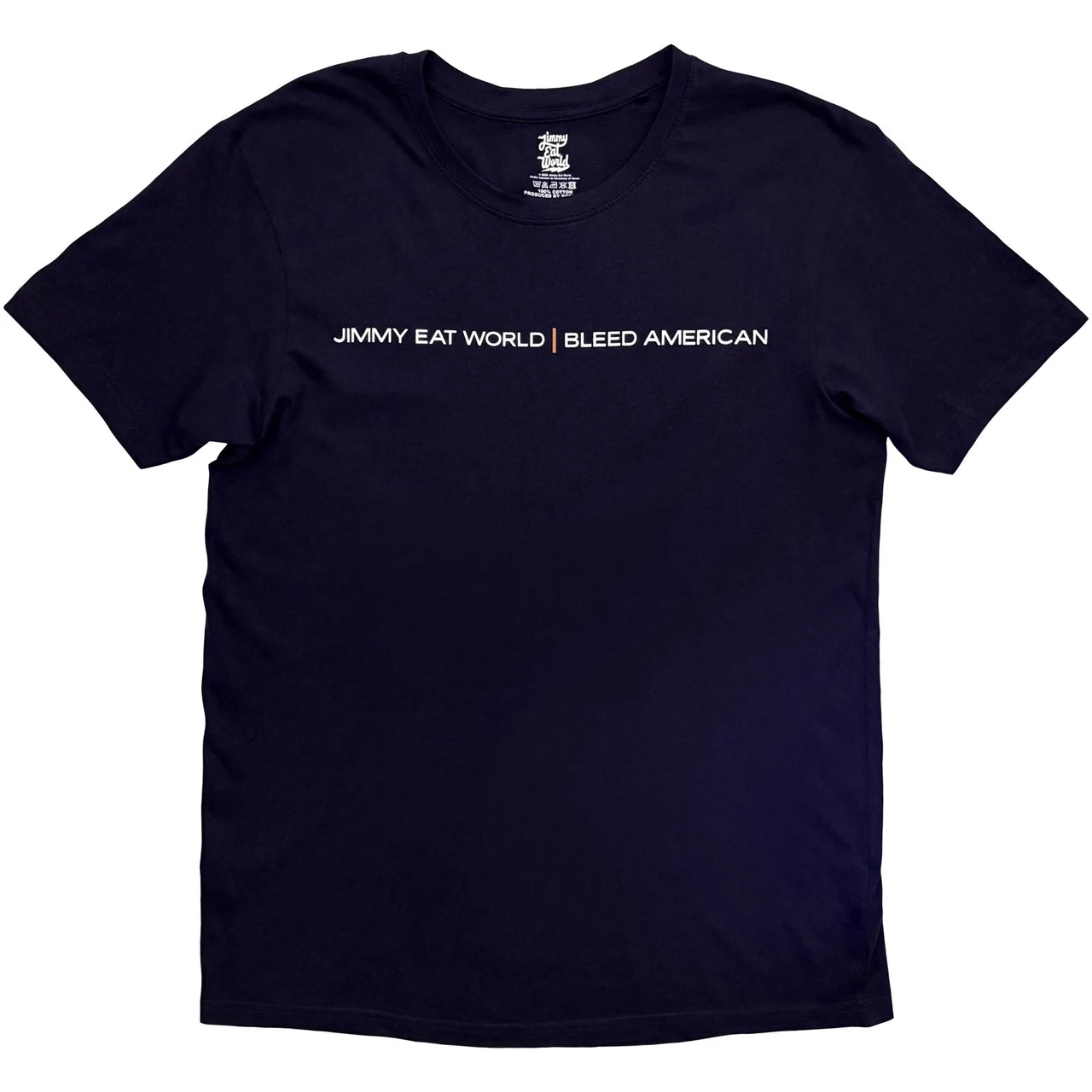 Jimmy Eat World 'Bleed American Twist' (Navy Blue) T-Shirt