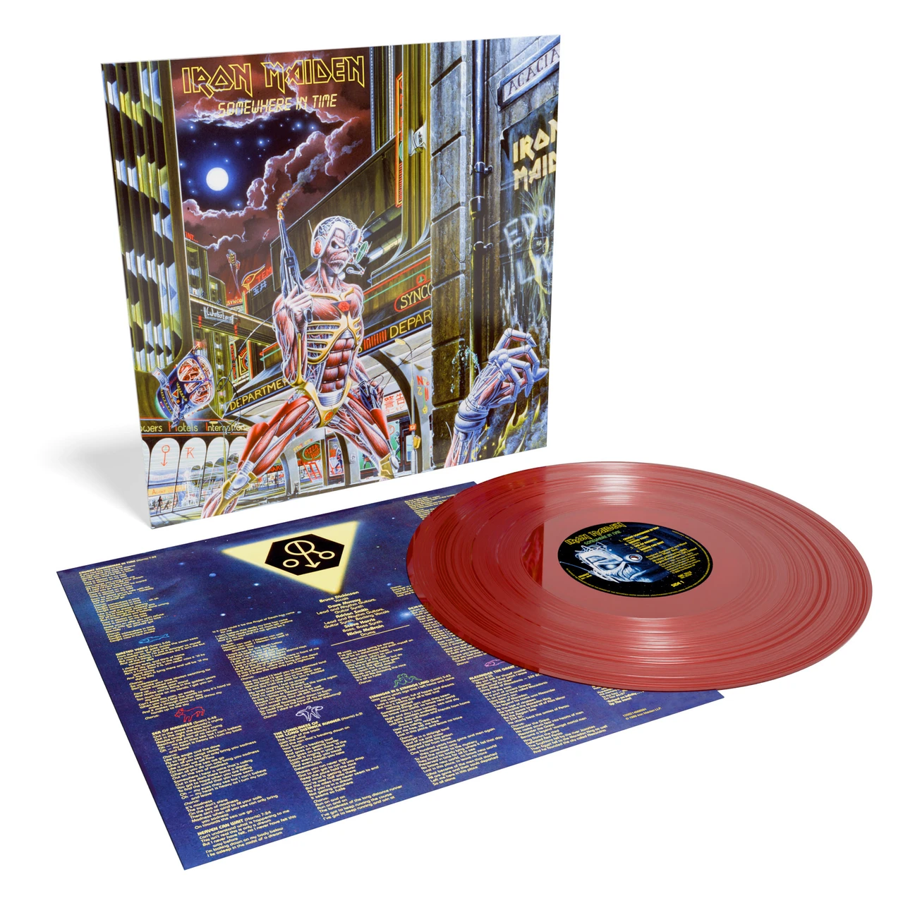 PRE-ORDER - Iron Maiden 'Somewhere in Time' (40th Anniversary) LP Oxblood Vinyl - RELEASE DATE 4th December 2026