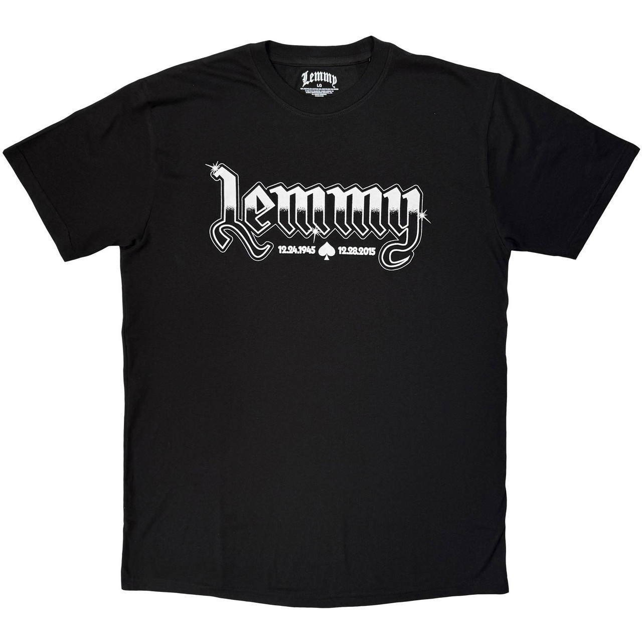 Motorhead 'Lenny Logo Mono' (Black) T-Shirt