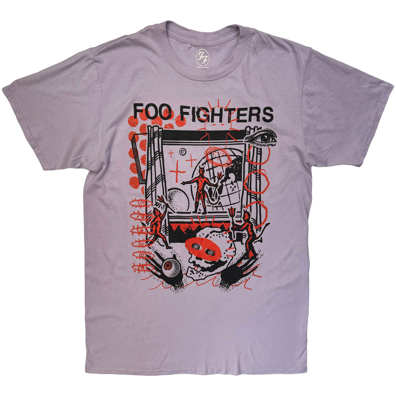 Foo Fighters 'Devil In The Window' (Purple) T-Shirt