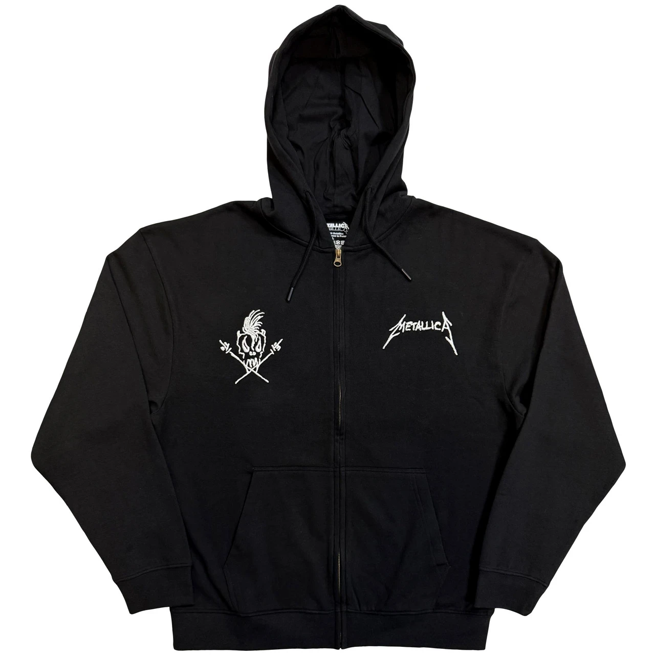 Metallica 'Scary Guy' (Black) Zip Up Hoodie