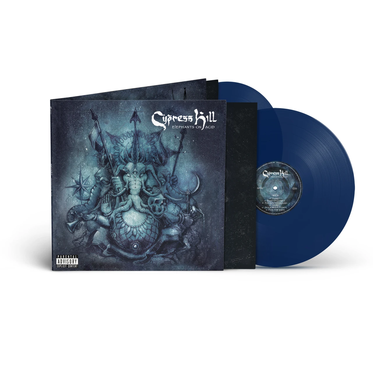 PRE-ORDER - Cypress Hill 'Elephants on Acid' 2LP Dark Blue Translucent Vinyl - RELEASE DATE 23rd October 2026