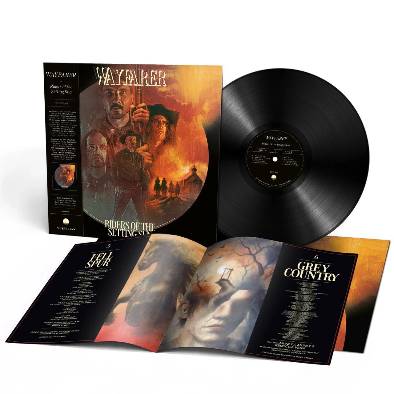 PRE-ORDER - Wayfarer 'Riders Of The Setting Sun' LP 180g Black Vinyl - RELEASE DATE 20th November 2026