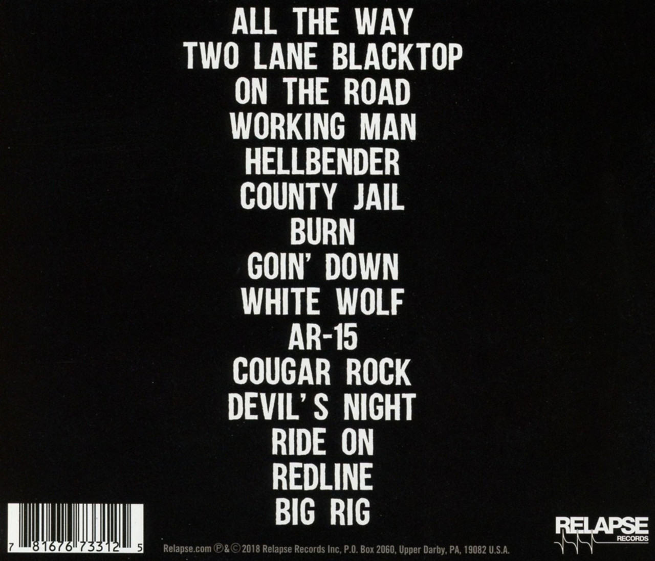 Zeke 'Hellbender' CD