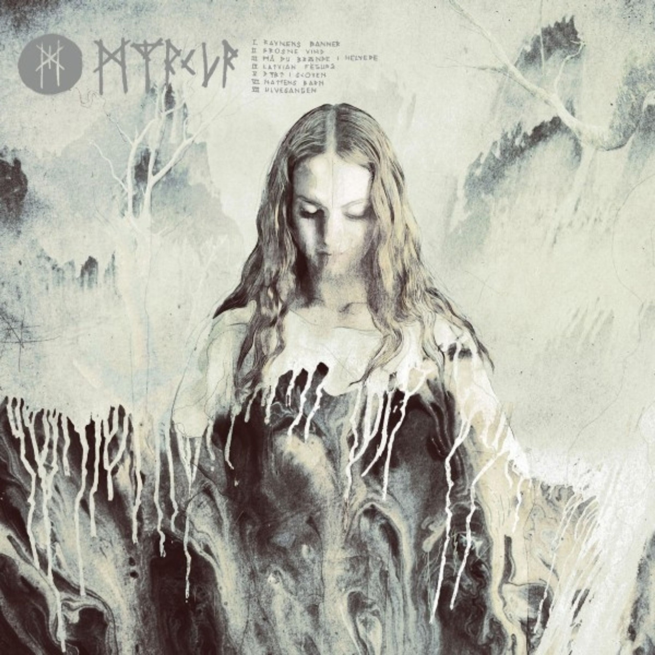 Myrkur 'Myrkur' LP Sea Blue White Galaxy Merge Vinyl
