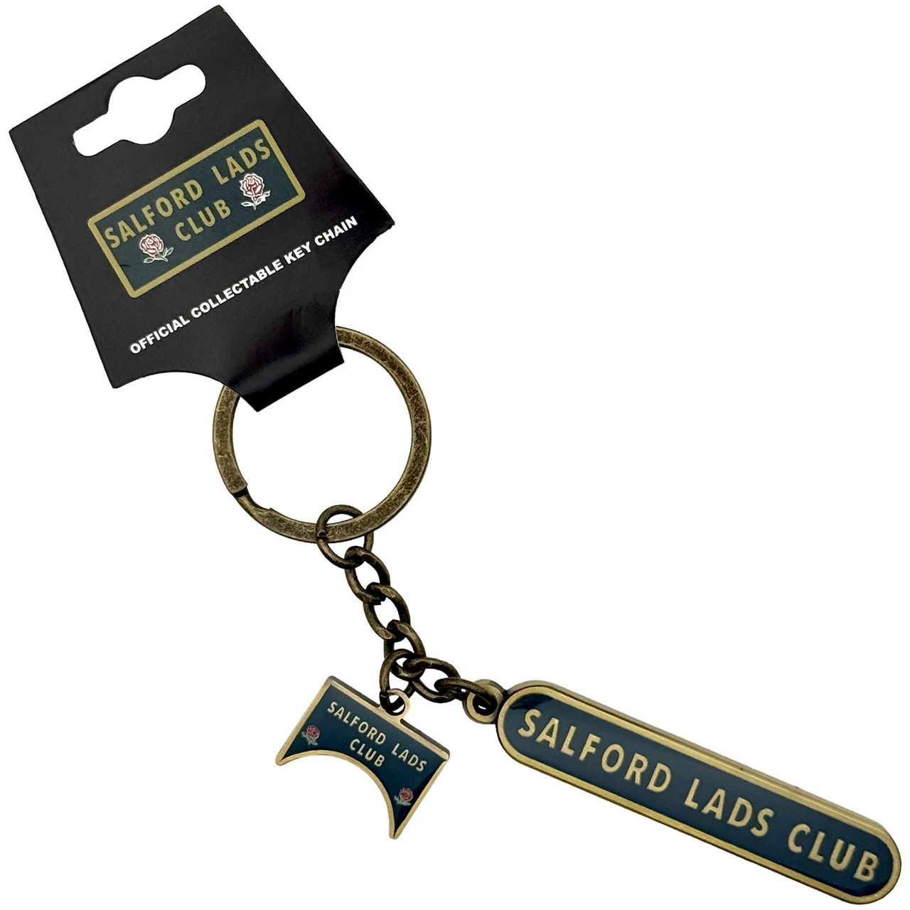 Salford Lads Club 'Logo Charm' Keyring