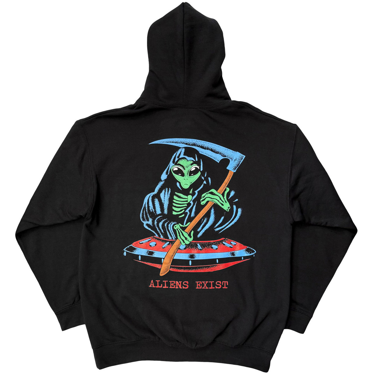 Blink-182 'Alien Reaper' (Black) Pull Over Hoodie
