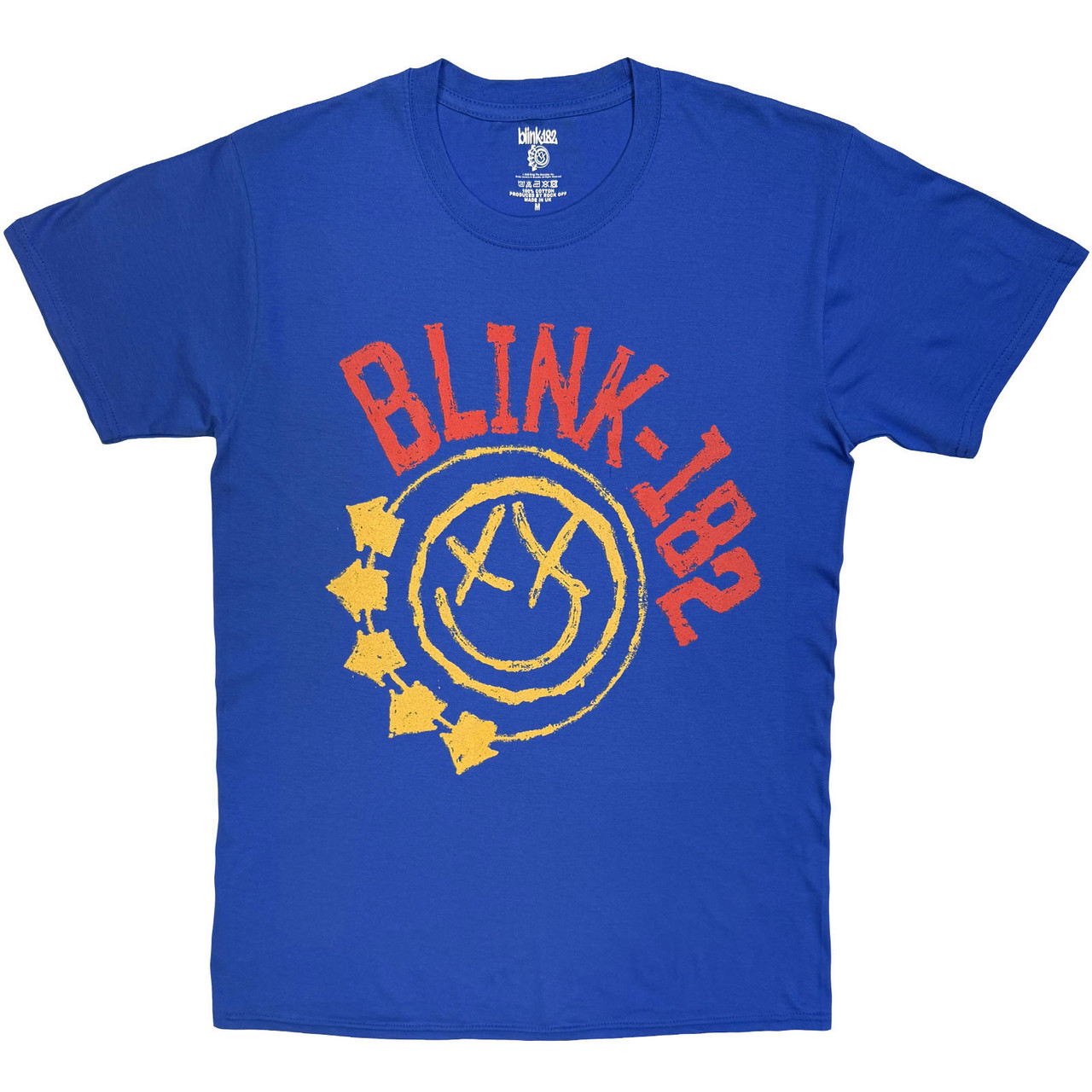 Blink-182 'Smile Arrow' (Blue) T-Shirt