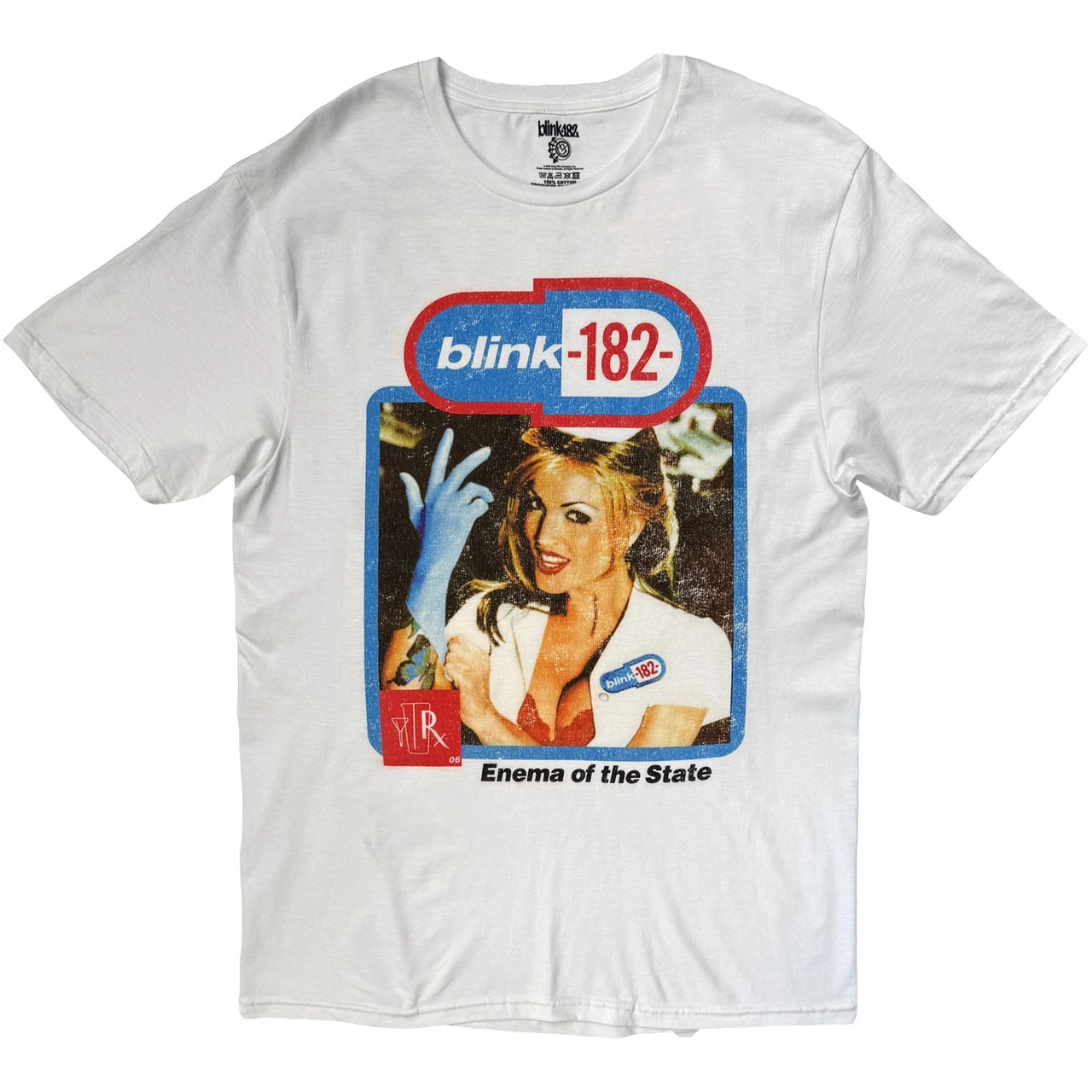 Blink-182 'Enema Of The State' (White) T-Shirt