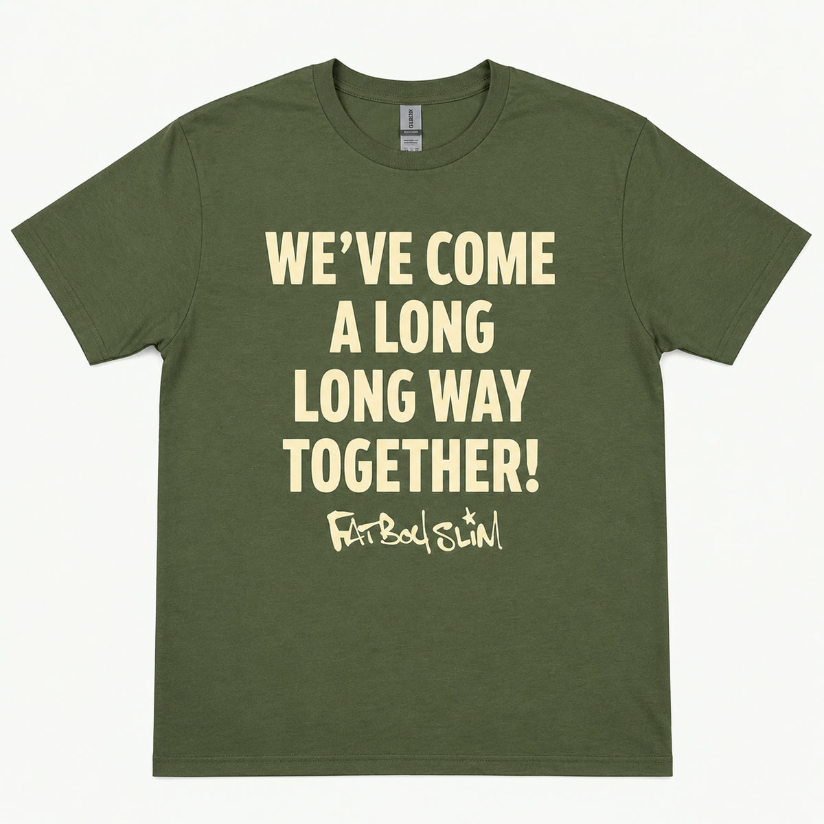 Fatboy Slim 'Praise You Lyrics' (Green) T-Shirt