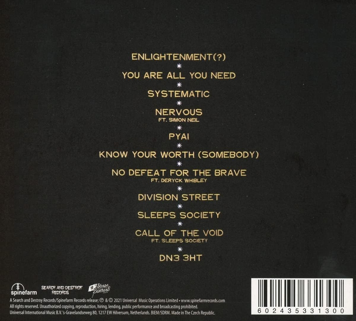 While She Sleeps 'Sleeps Society' CD