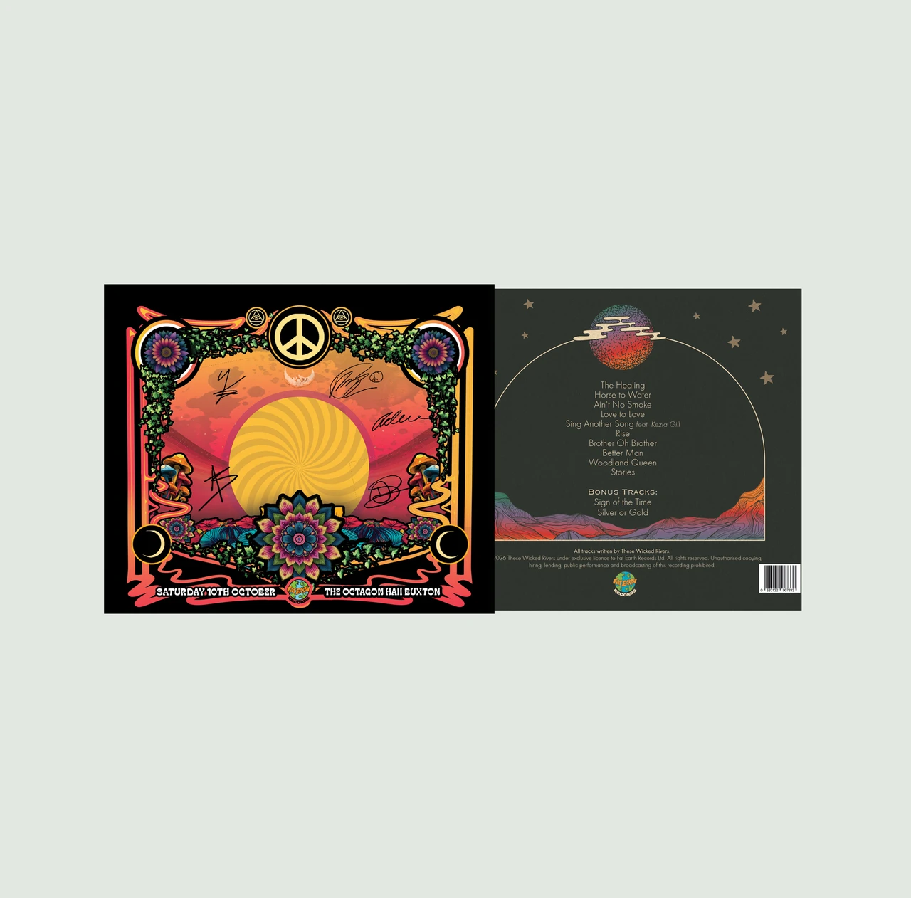 PRE-ORDER - These Wicked Rivers 'Fire And Folklore' ONLINE EXCLUSIVE Buxton Sleeve  BACK