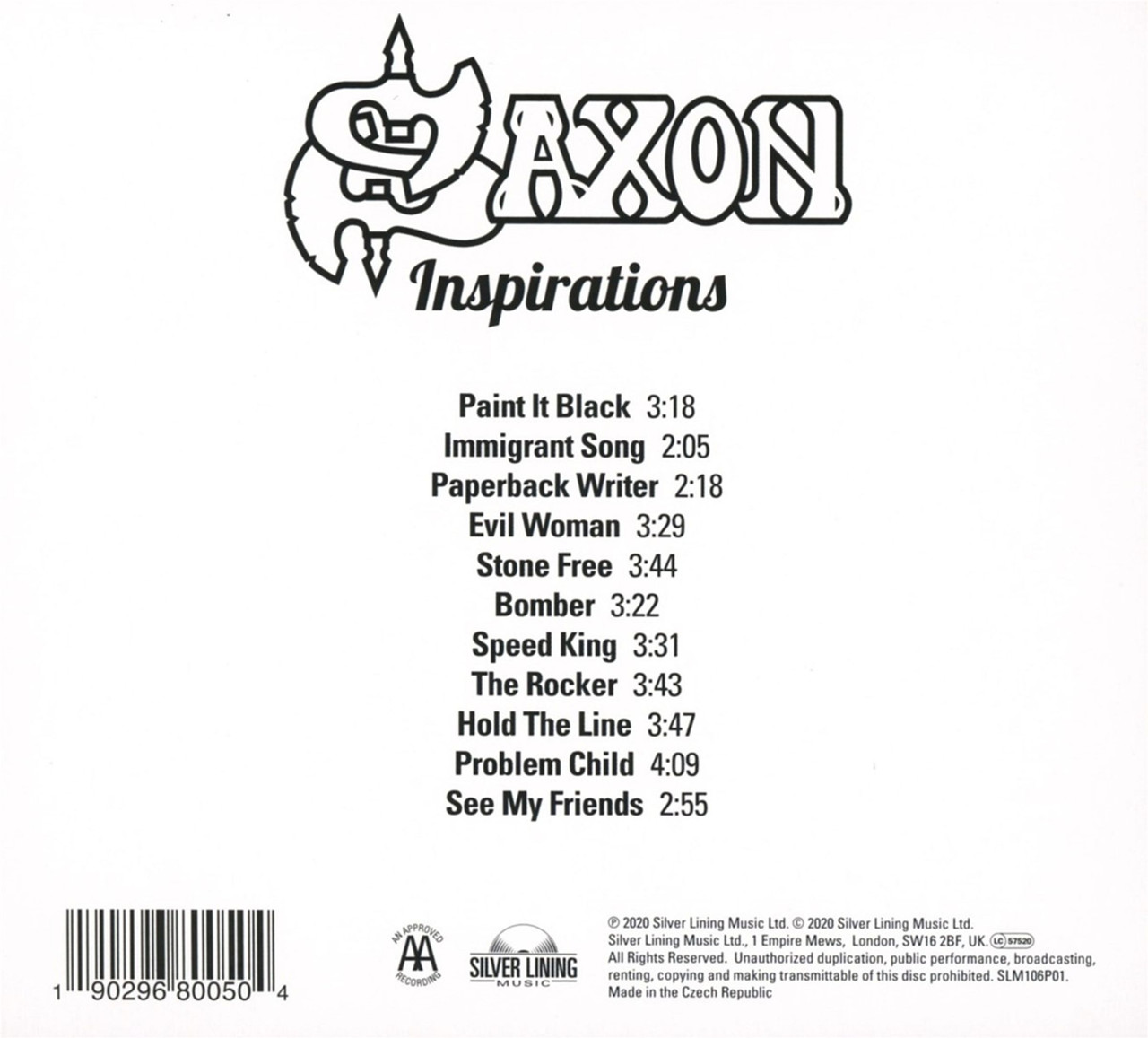 Saxon 'Inspirations' CD Digipack
