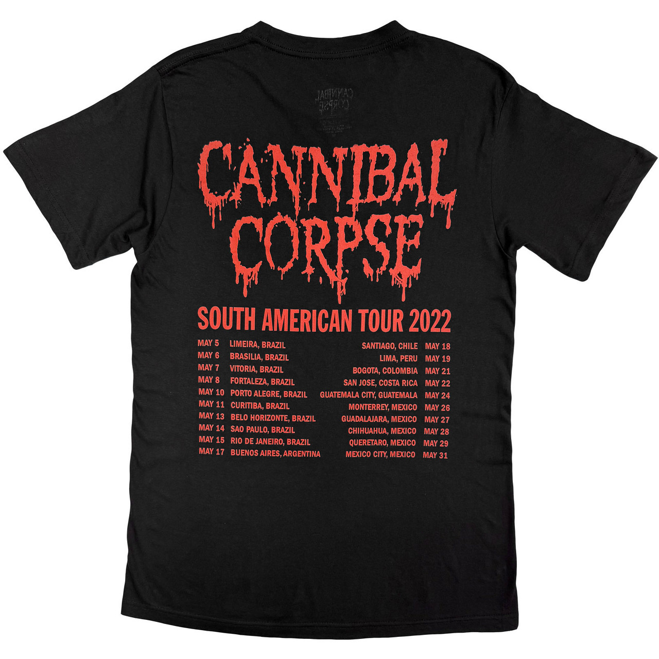 Cannibal Corpse 'Necrogenic Resurrection' (Black) T-Shirt