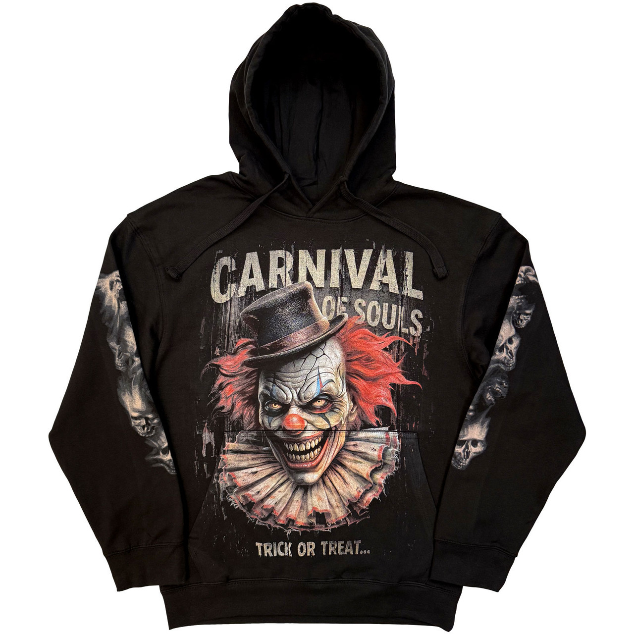 Spiral 'Carnival of Souls' (Black) Pull Over Hoodie