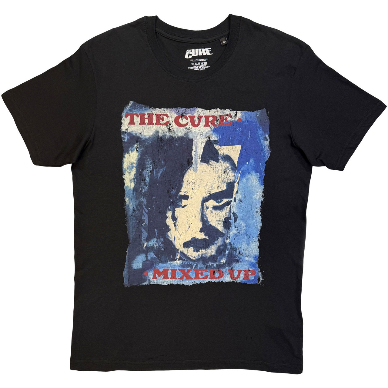 The Cure 'Mixed Up Paint' (Black) T-Shirt